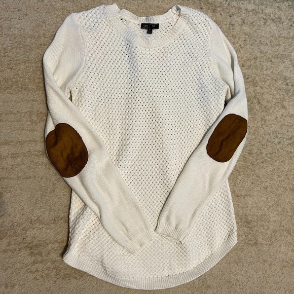 Lety & Me Sweaters - Lety & Me Elbow Patch Sweater